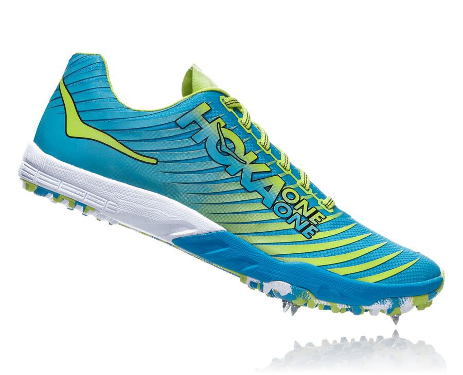 Hoka One One スニーカー メンズ 青/緑 - EVO XC - HQ7135248